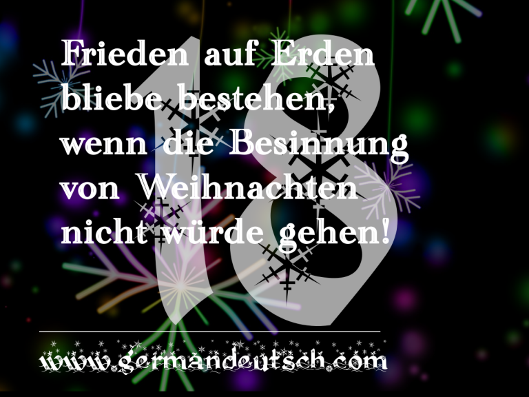 18. 12. – Adventskalender für den Deutschkurs 18. 12. – Adventskalender für den Deutschkurs