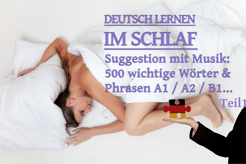Deutsch lernen im Schlaf: Funktioniert das?