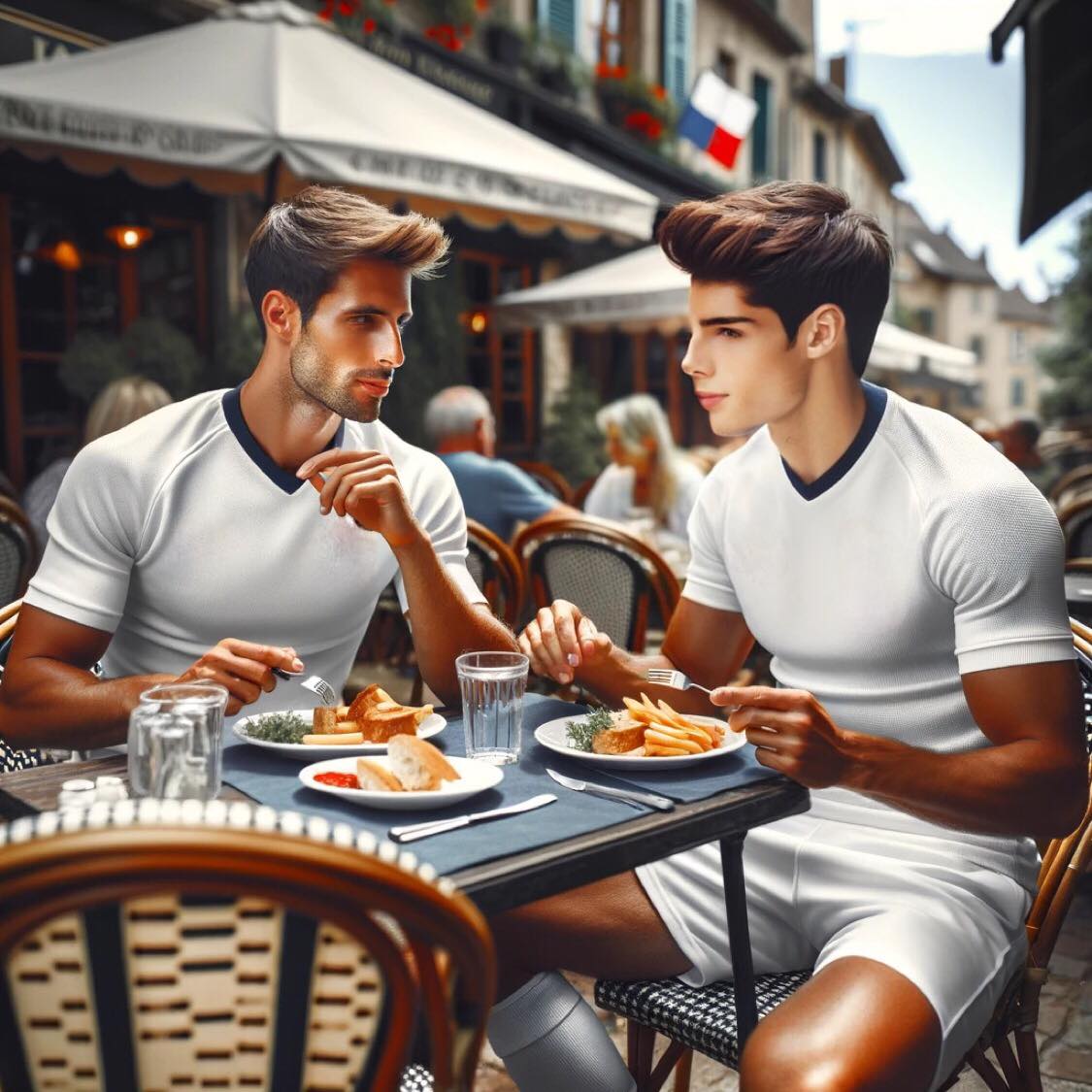 A Beginner’s Guide to German Through Football:“A Day with a Teammate (A1/4)“