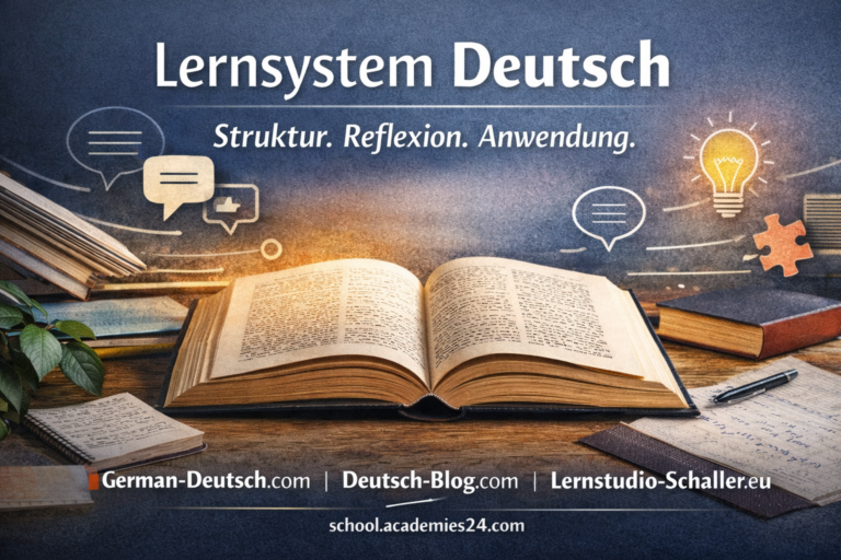 Deutsch lernen ist kein Einzelsystem – sondern Teil eines größeren Ganzen Deutsch lernen ist kein Einzelsystem – sondern Teil eines größeren Ganzen