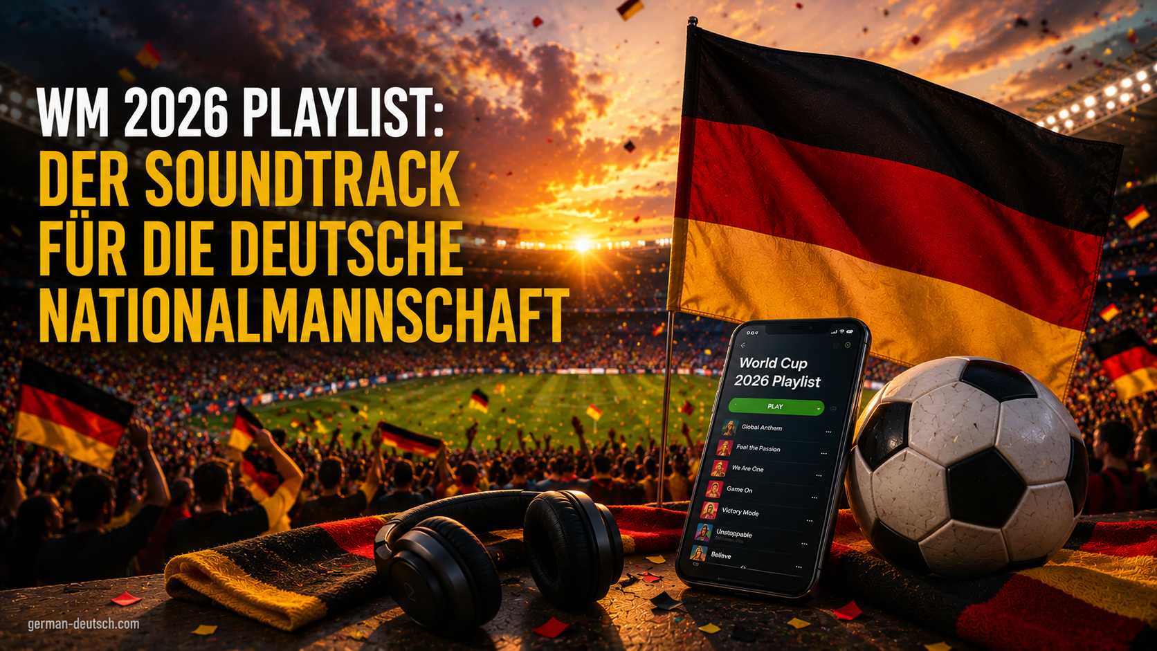 Diese WM-Playlist könnte die deutsche Nationalmannschaft 2026 begleiten