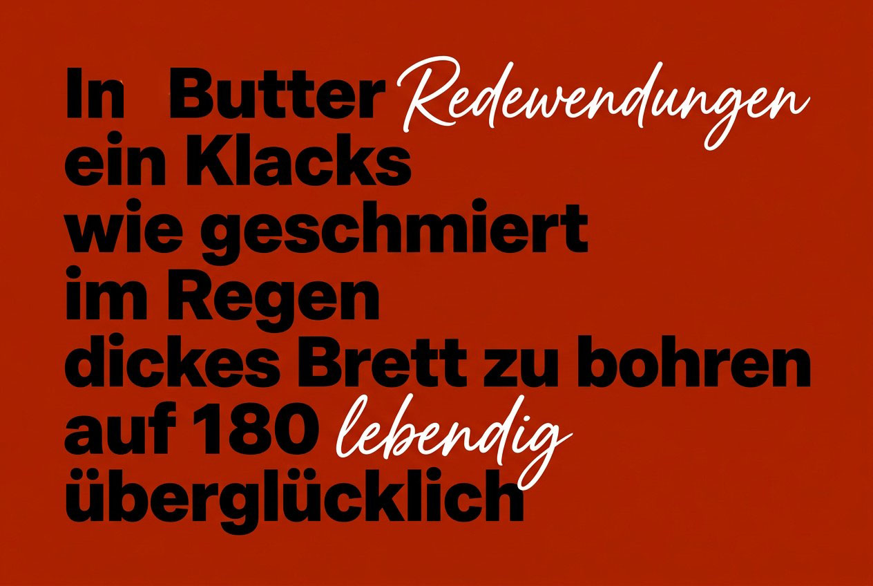 Die wichtigsten Redewendungen im Deutschen für jeden Tag Die wichtigsten Redewendungen im Deutschen für jeden Tag