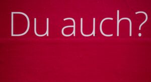 Photo fließend Deutsch sprechen